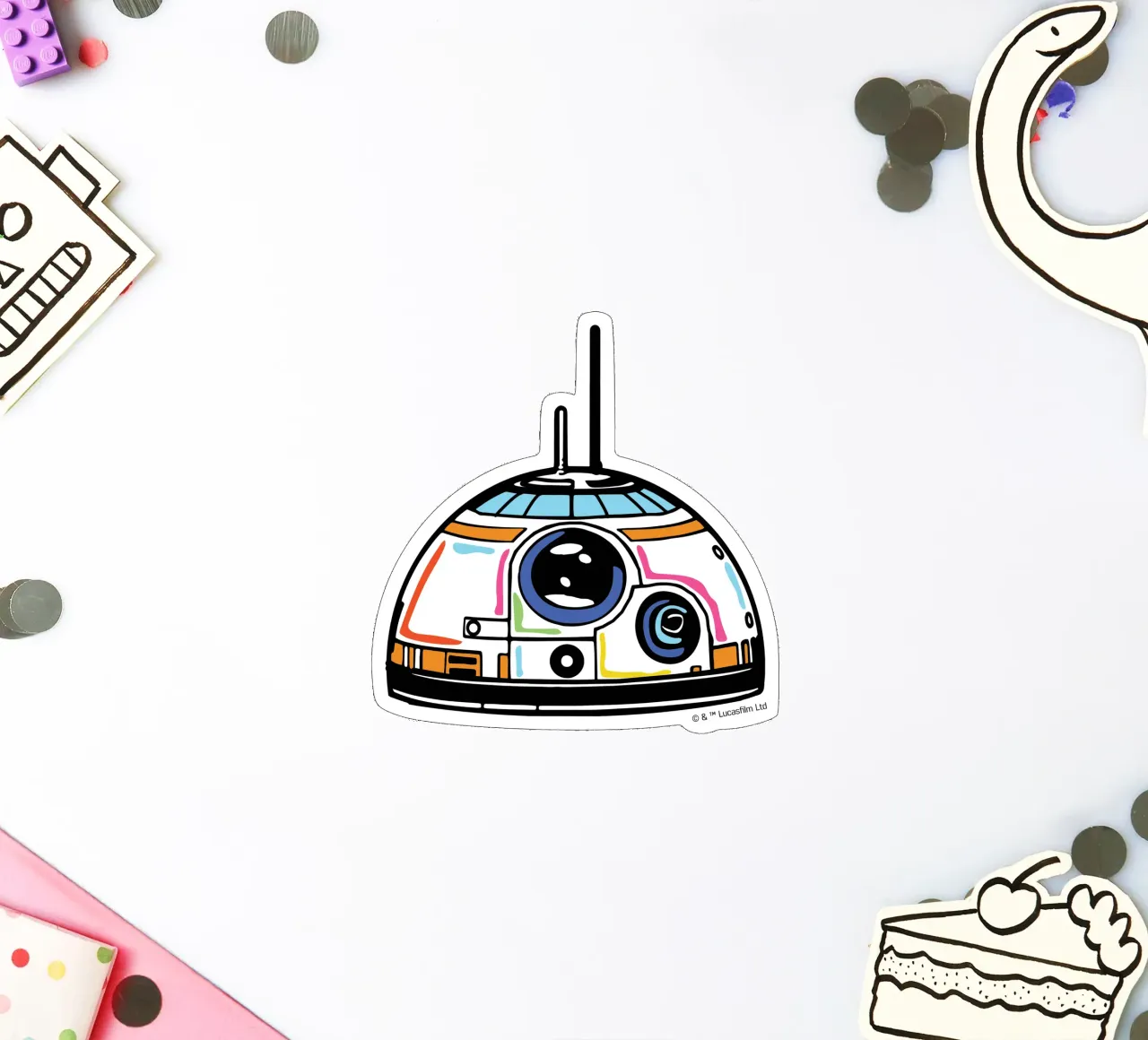 BB-8 Sticker von Star Wars - Sticker Shop