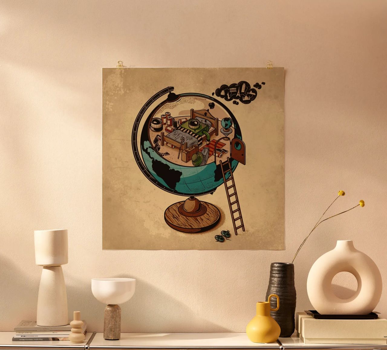 World Traveler Poster von Robert Richter