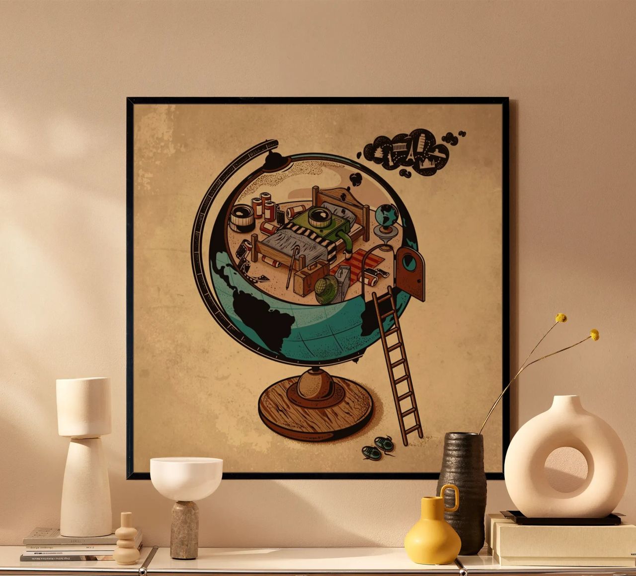 World Traveler Poster von Robert Richter