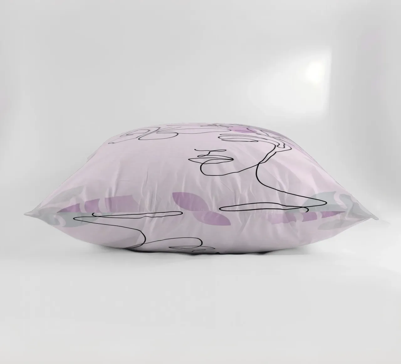 Ritratto di donna minimalista cuscino da 🎁 ARTVI-SHOP