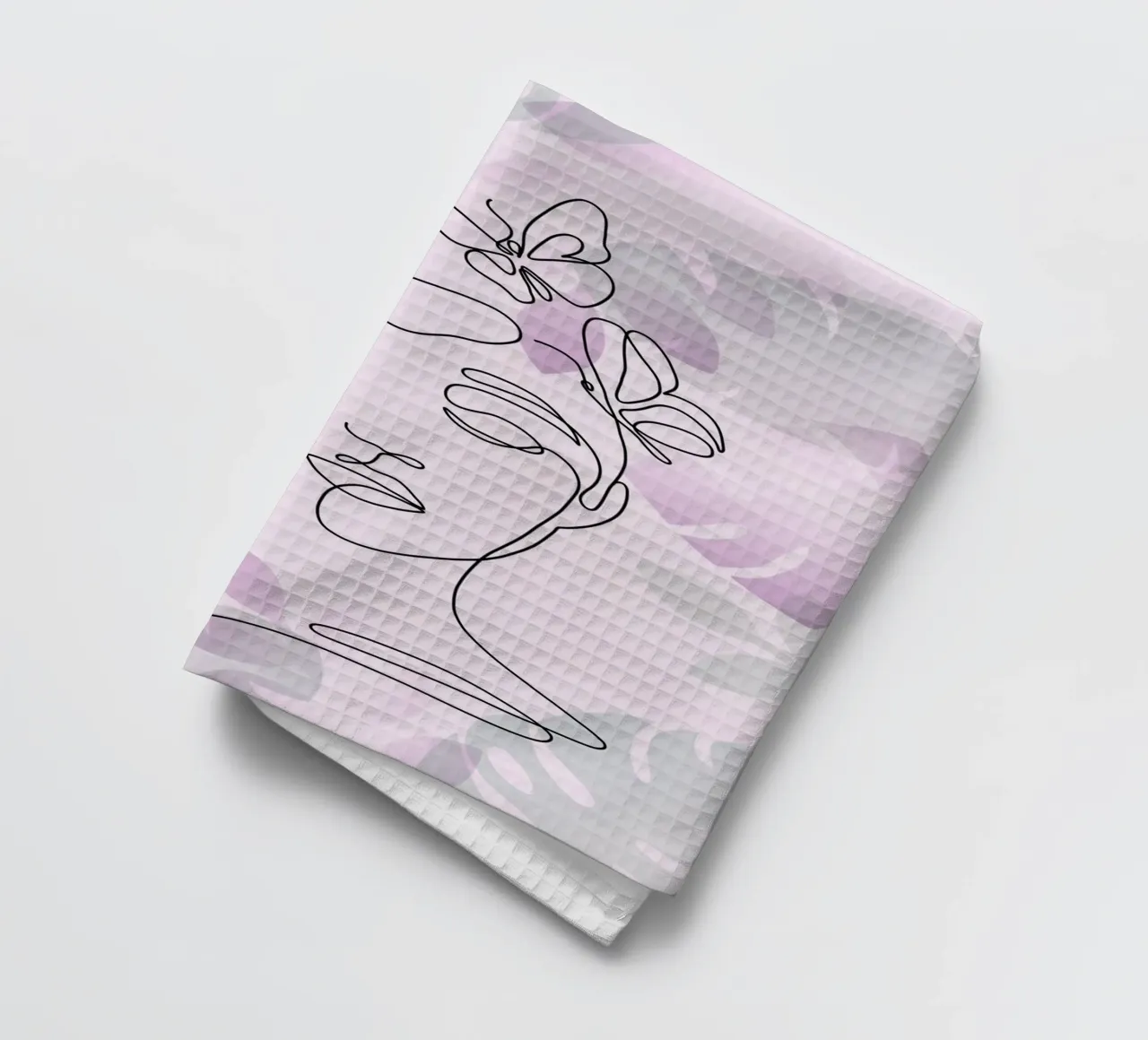 Ritratto di donna minimalista canovaccio da cucina da 🎁 ARTVI-SHOP