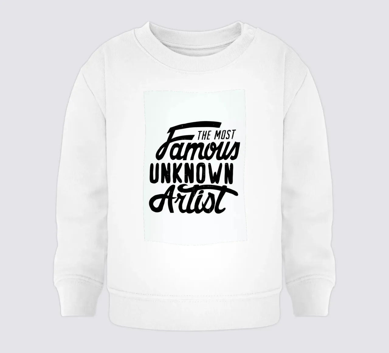 The Most Famous Unknown Artist felpa neonato da JONATTEND