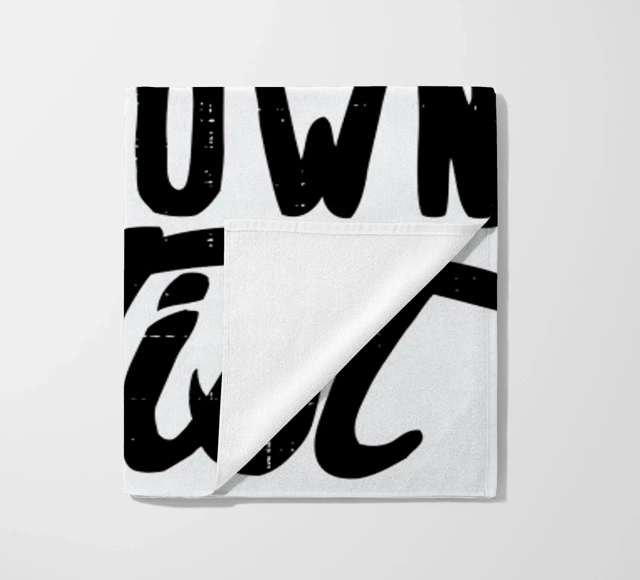 The Most Famous Unknown Artist beach towel by JONATTEND