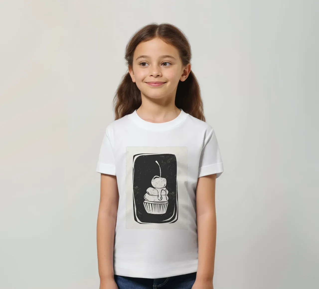 Cupcake t-shirt bambini da Indigo Rain