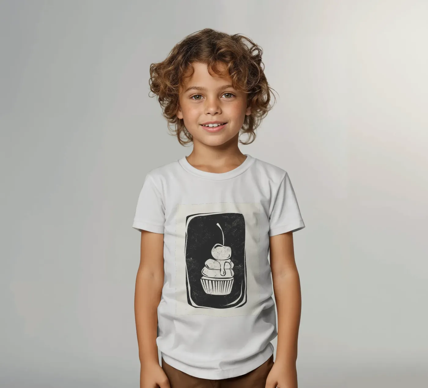 Cupcake kinder t-shirt van Indigo Rain