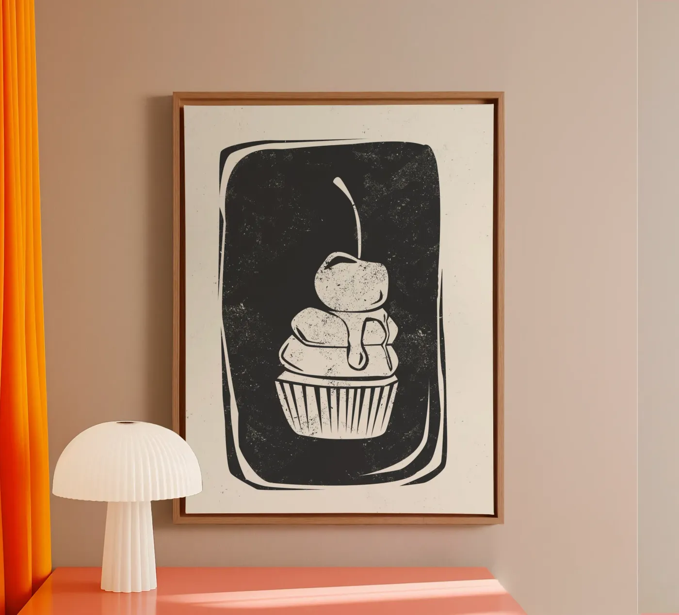 Cupcake canvas van Indigo Rain