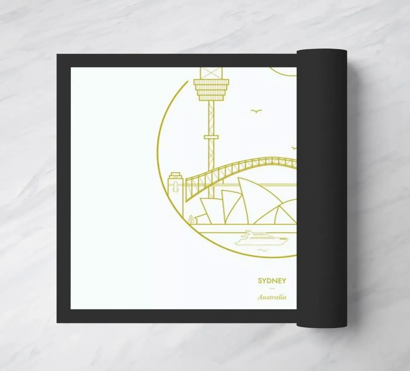 Sydney Fußmatte von Dean Smith