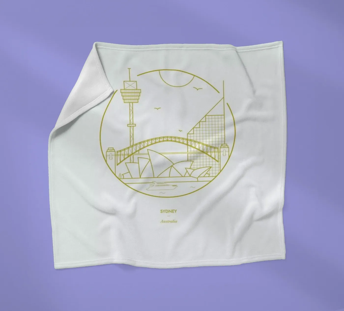 Sydney fleecedeken van Dean Smith