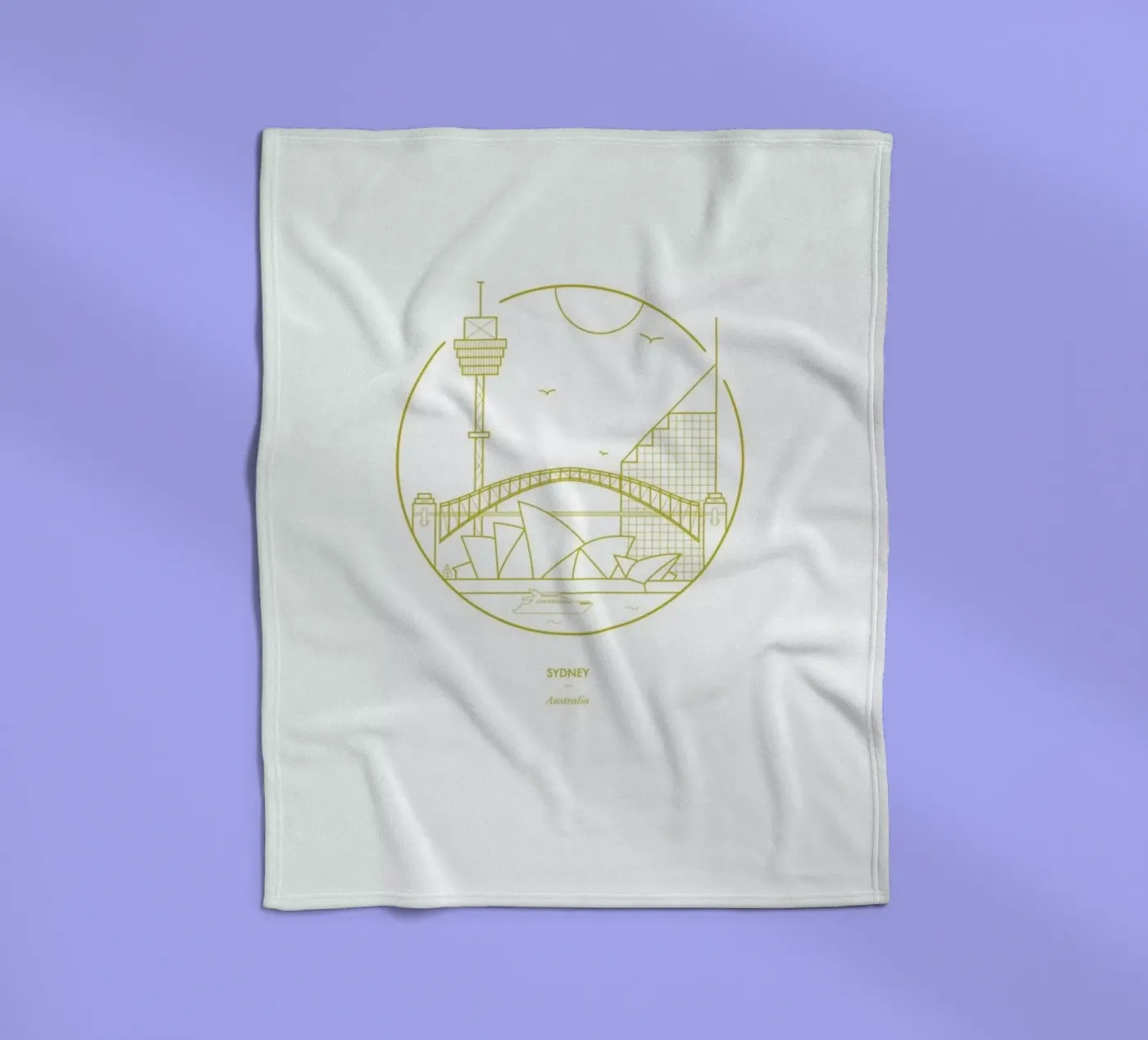 Sydney fleecedeken van Dean Smith