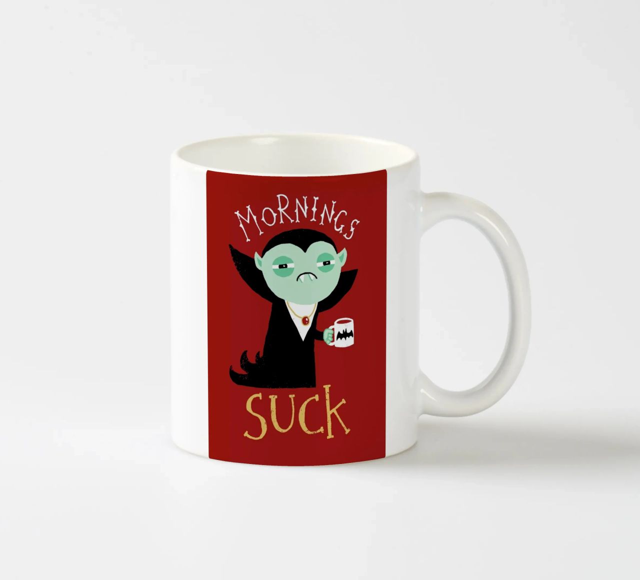 Mornings Suck tazza in ceramica da DinoMike