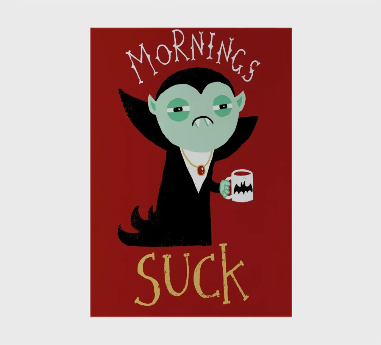 Mornings Suck notebook by DinoMike