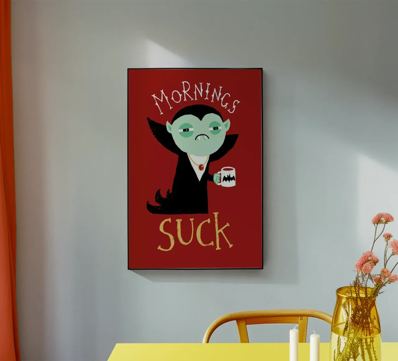 Mornings Suck plexiglass da DinoMike