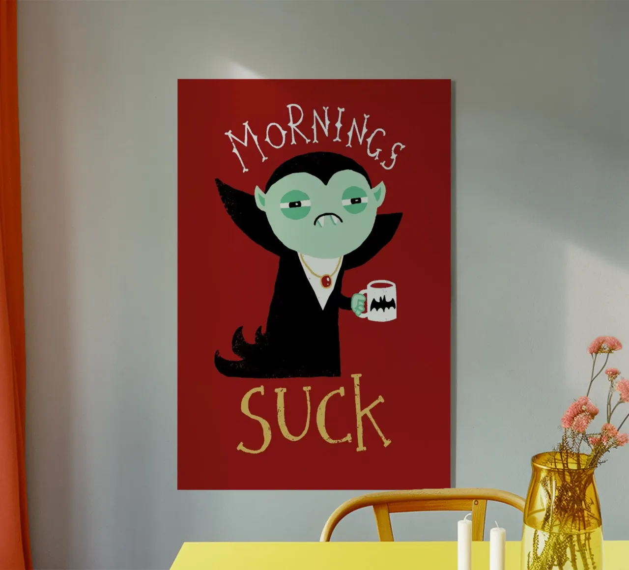 Mornings Suck plexiglass da DinoMike