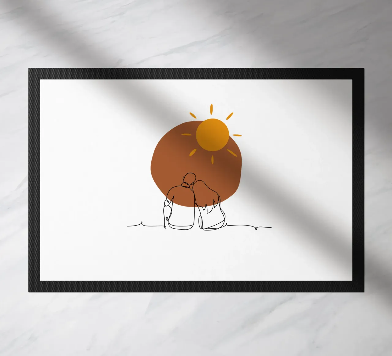 Coppia romantica moderna e minimalista zerbino da YSV MINIMALIST