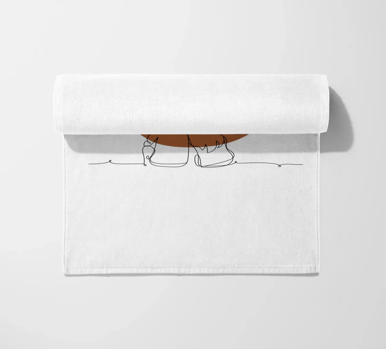 Coppia romantica moderna e minimalista telo mare da YSV MINIMALIST