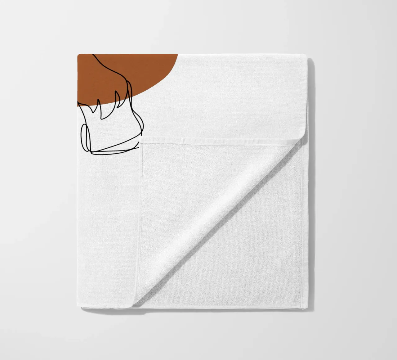 Coppia romantica moderna e minimalista telo mare da YSV MINIMALIST
