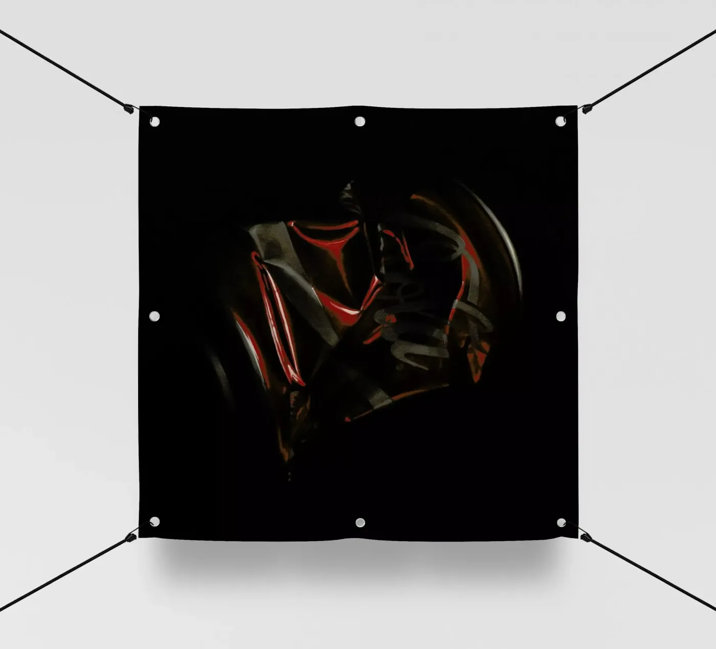 Usagé Coca bâche pvc de Jérôme Romain