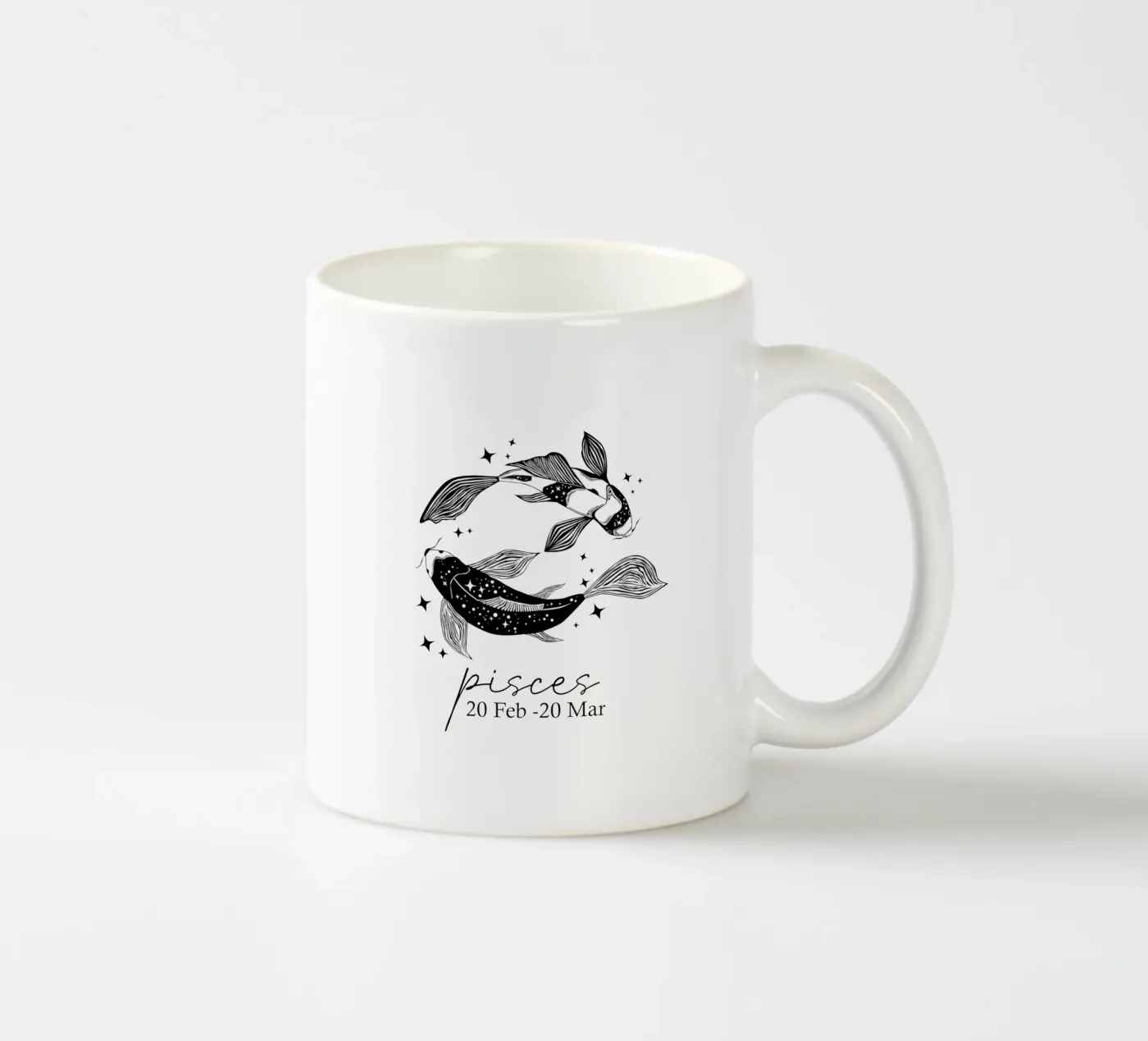 Pesces ceramic mug by Indigo Rain