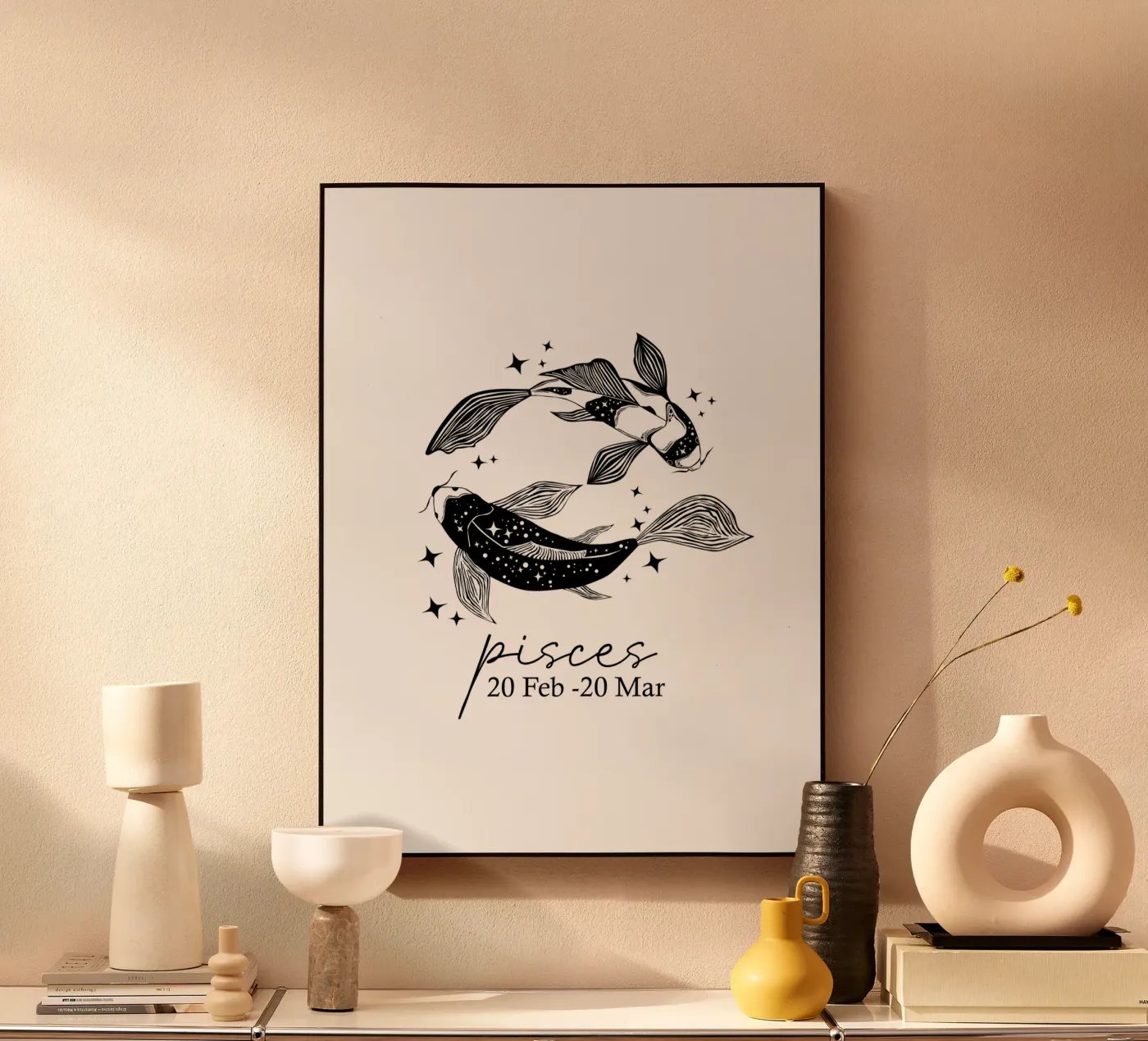 Pesces Acryl-Glas von Indigo Rain