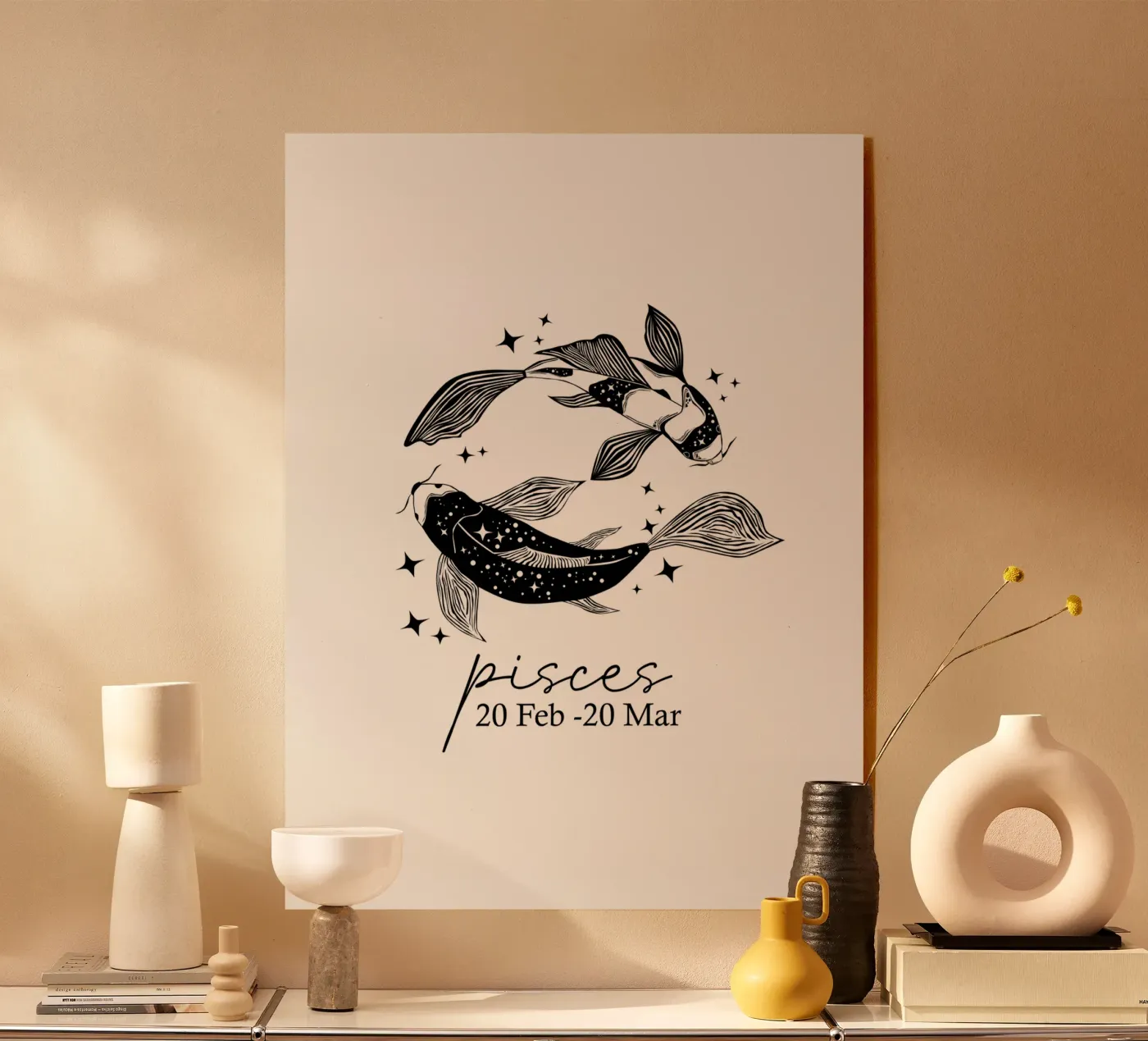 Pesces Acryl-Glas von Indigo Rain