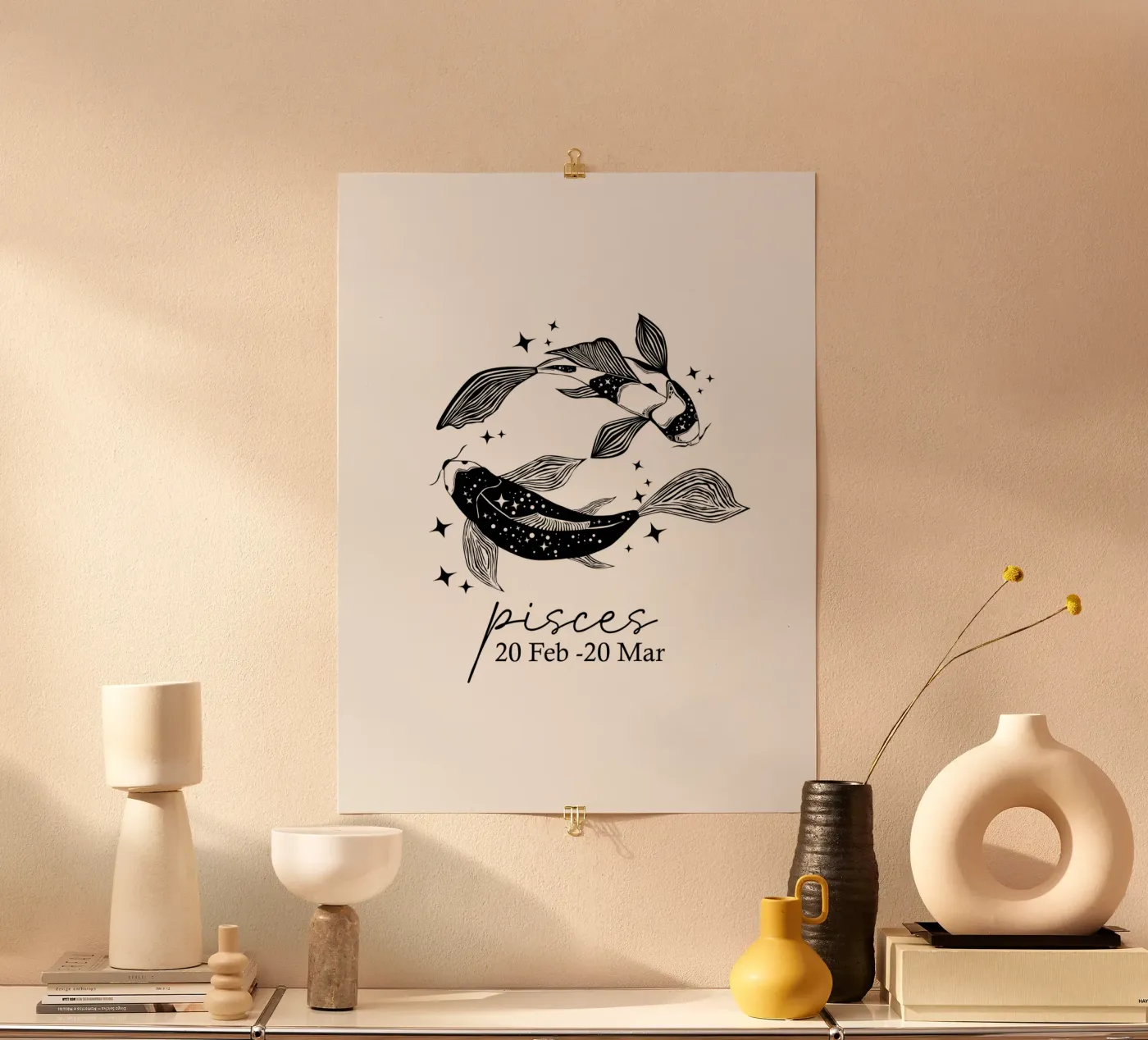 Pesces poster by Indigo Rain