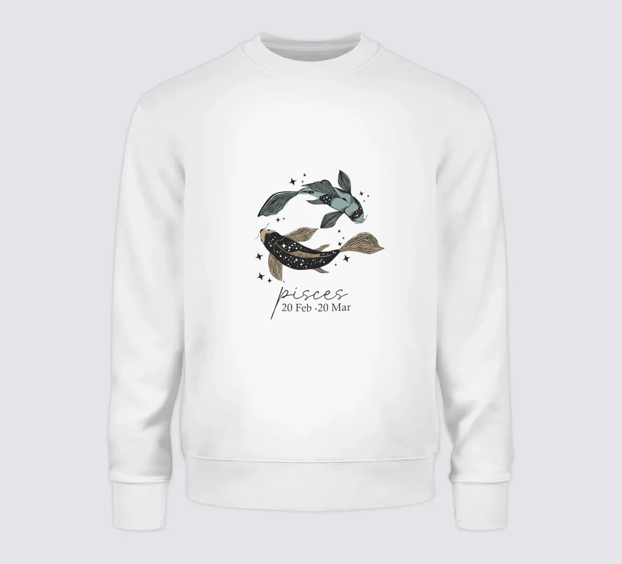 Design retrò Pesces felpa da Indigo Rain