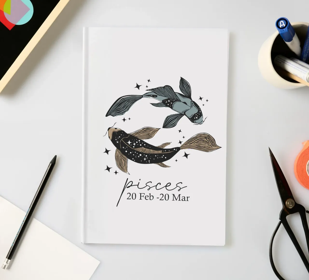 Design retrò Pesces diario da Indigo Rain