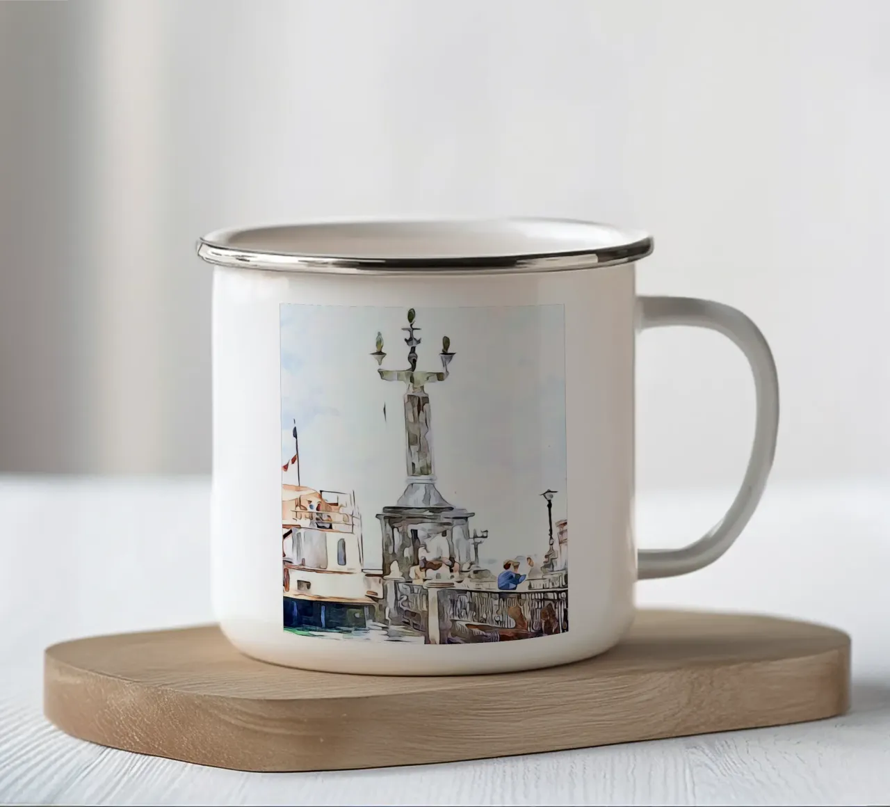 Imperia a Costanza tazza in smalto da ZAMART