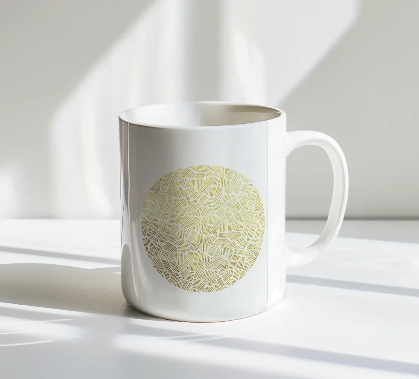 Inca Sun ceramic mug by Pom Graphic Design