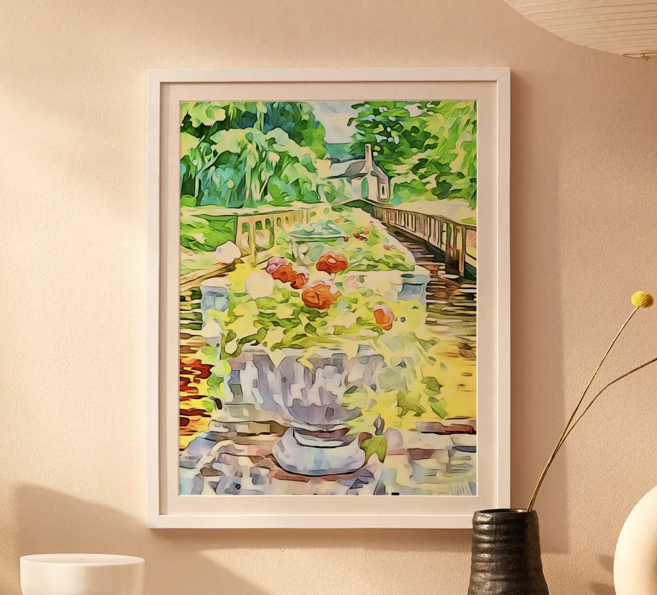 Isola di Mainau, motivo 1 poster da ZAMART