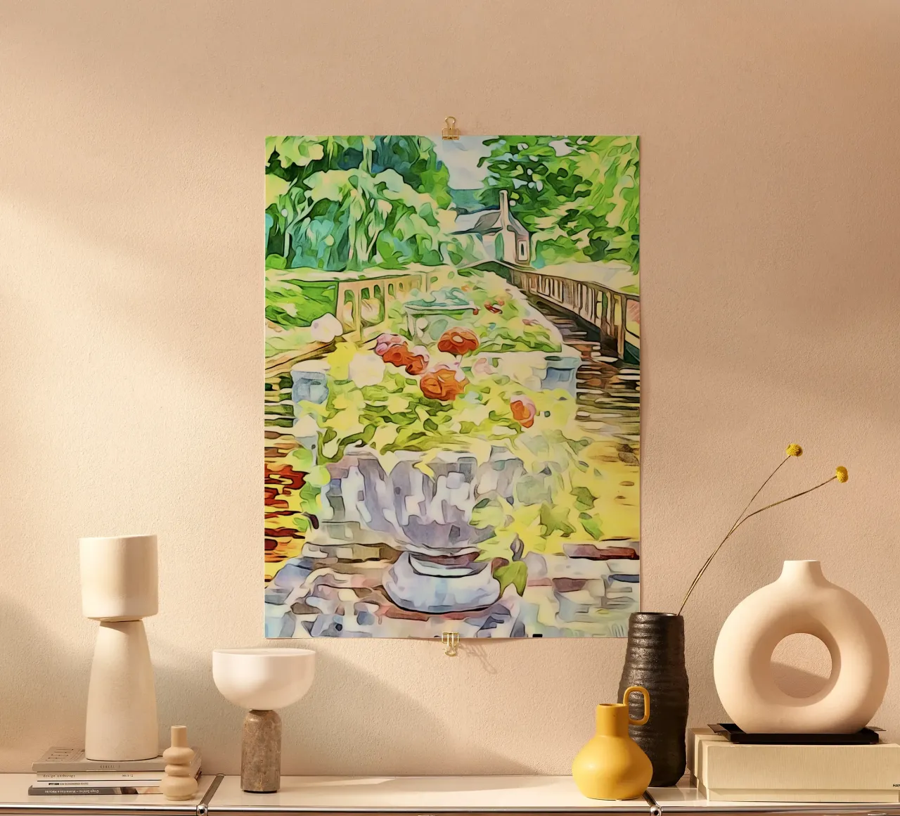 Isola di Mainau, motivo 1 poster da ZAMART