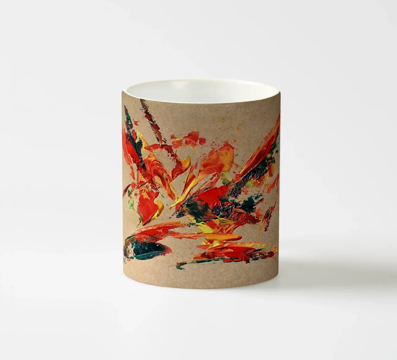 NATURAL STYLE 14 tazza in ceramica da Thierry Vobmann Abstract painting