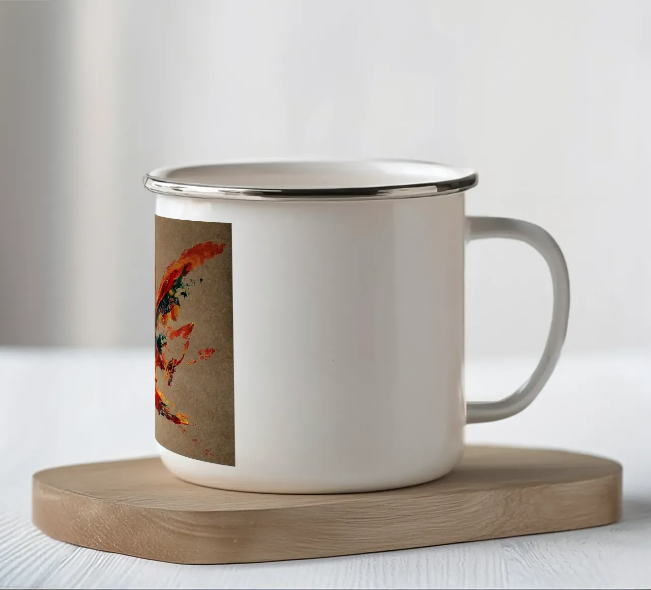 NATURAL STYLE 14 tazza in smalto da Thierry Vobmann Abstract painting
