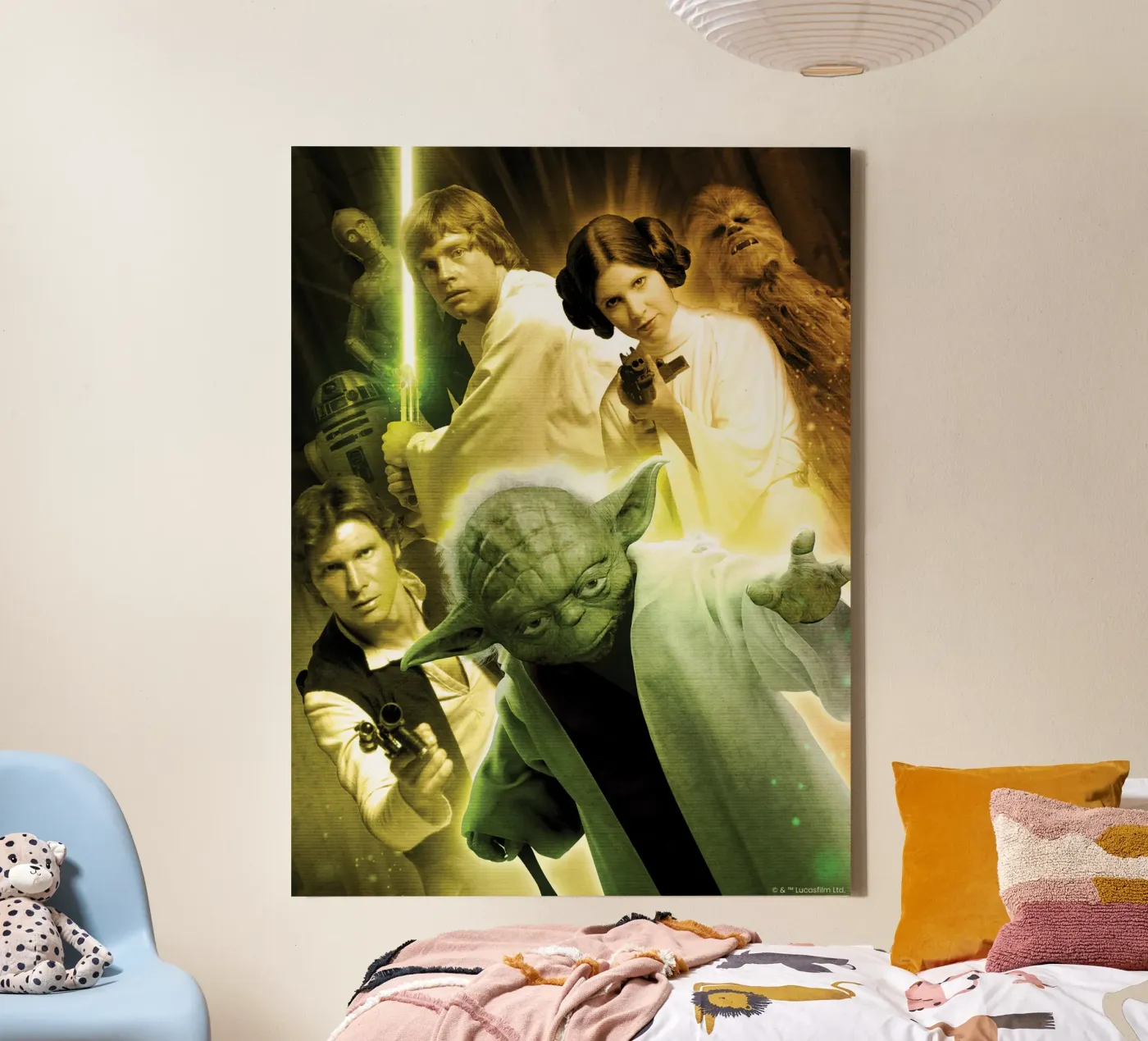 HELDEN DER REBELLION Leinwand von Star Wars