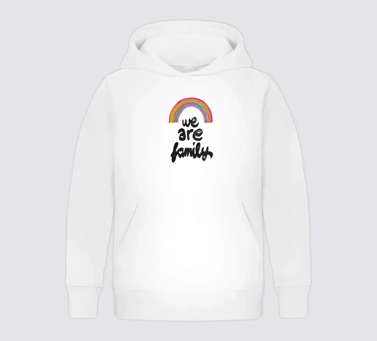 We Are Family (Without Background) felpa bambino con cappuccio da treechild