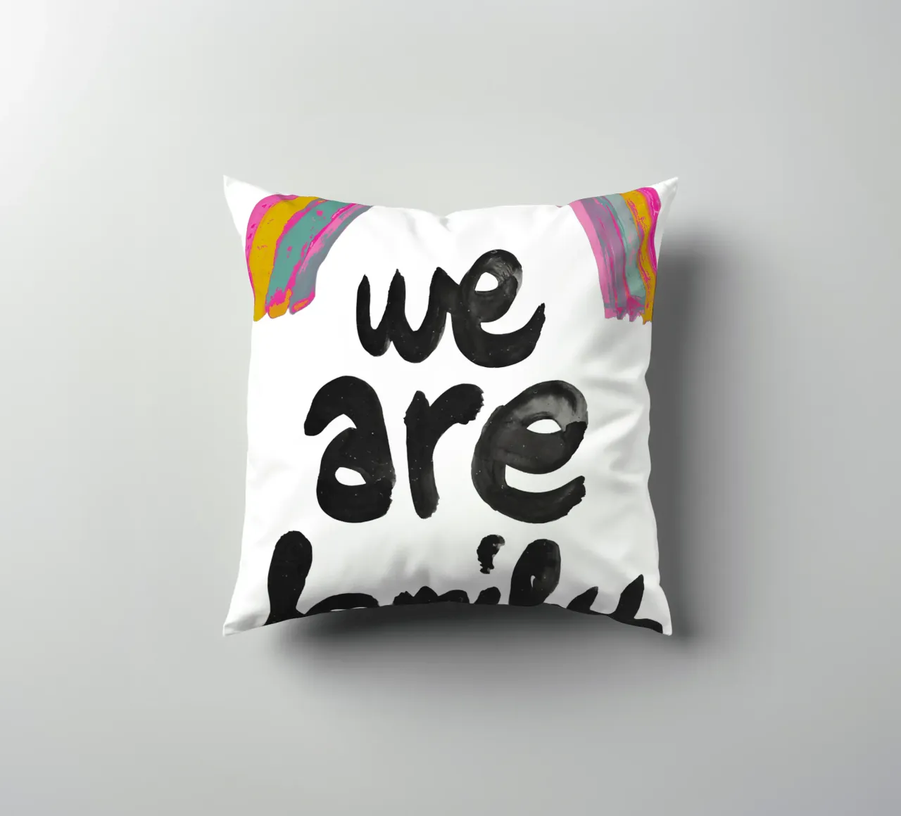 We Are Family (Without Background) cuscino da treechild