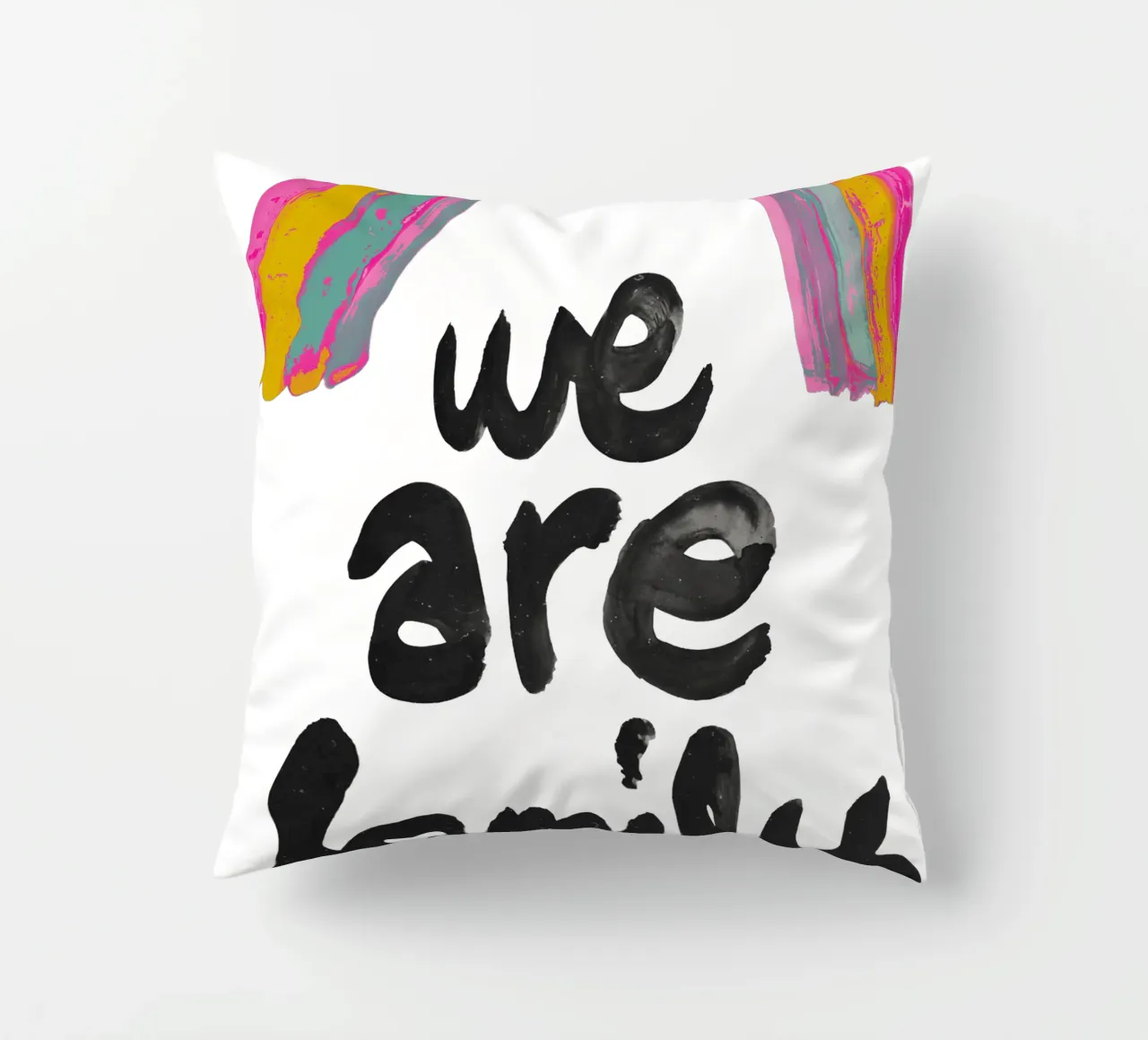 We Are Family (Without Background) cuscino da treechild