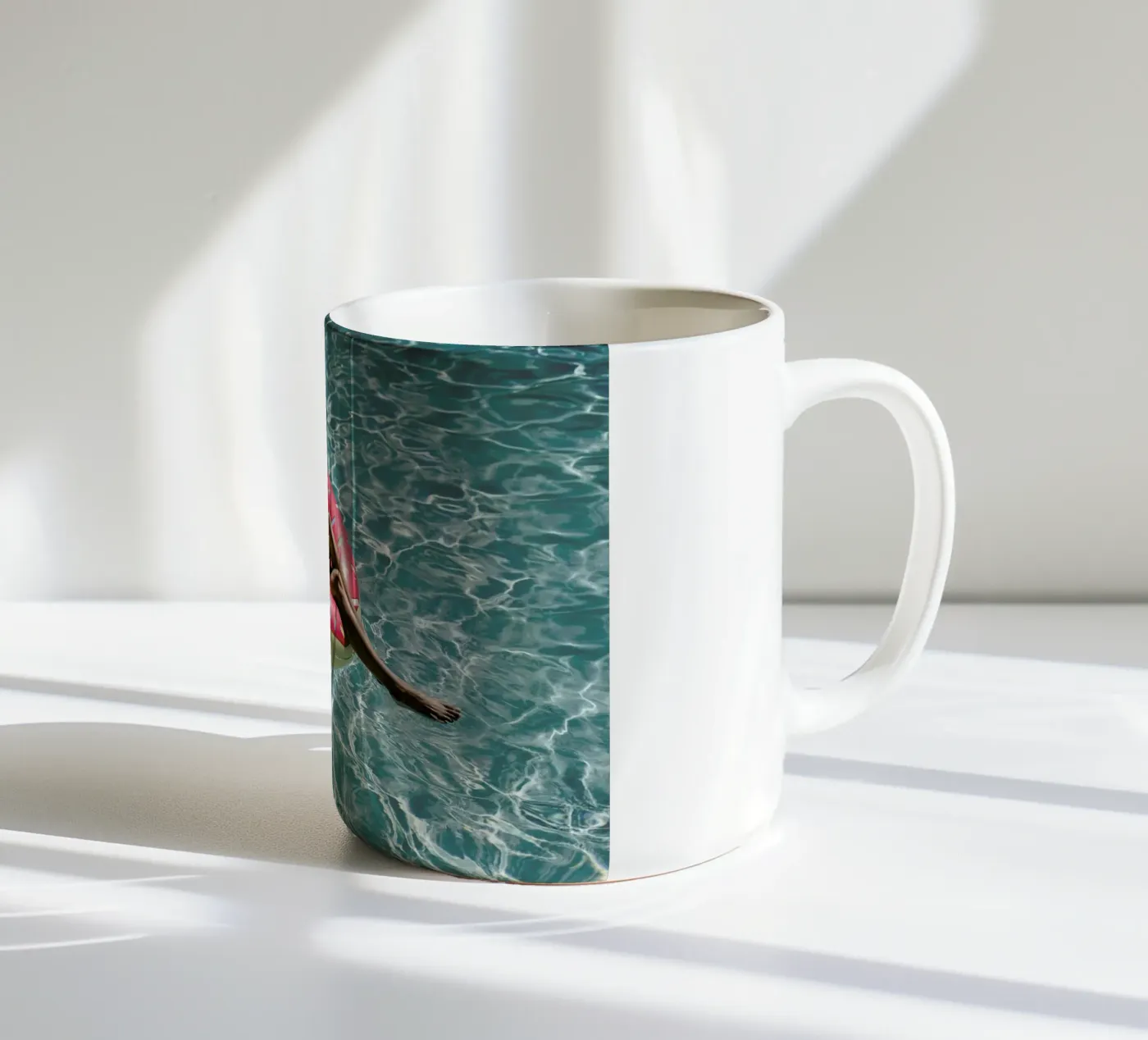 Pool Affairs ceramic mug by Marie Bärsch