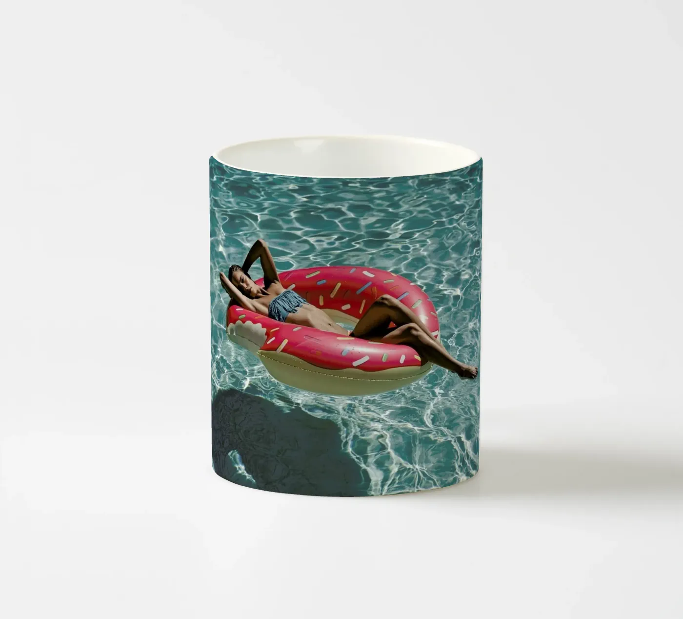 Pool Affairs ceramic mug by Marie Bärsch