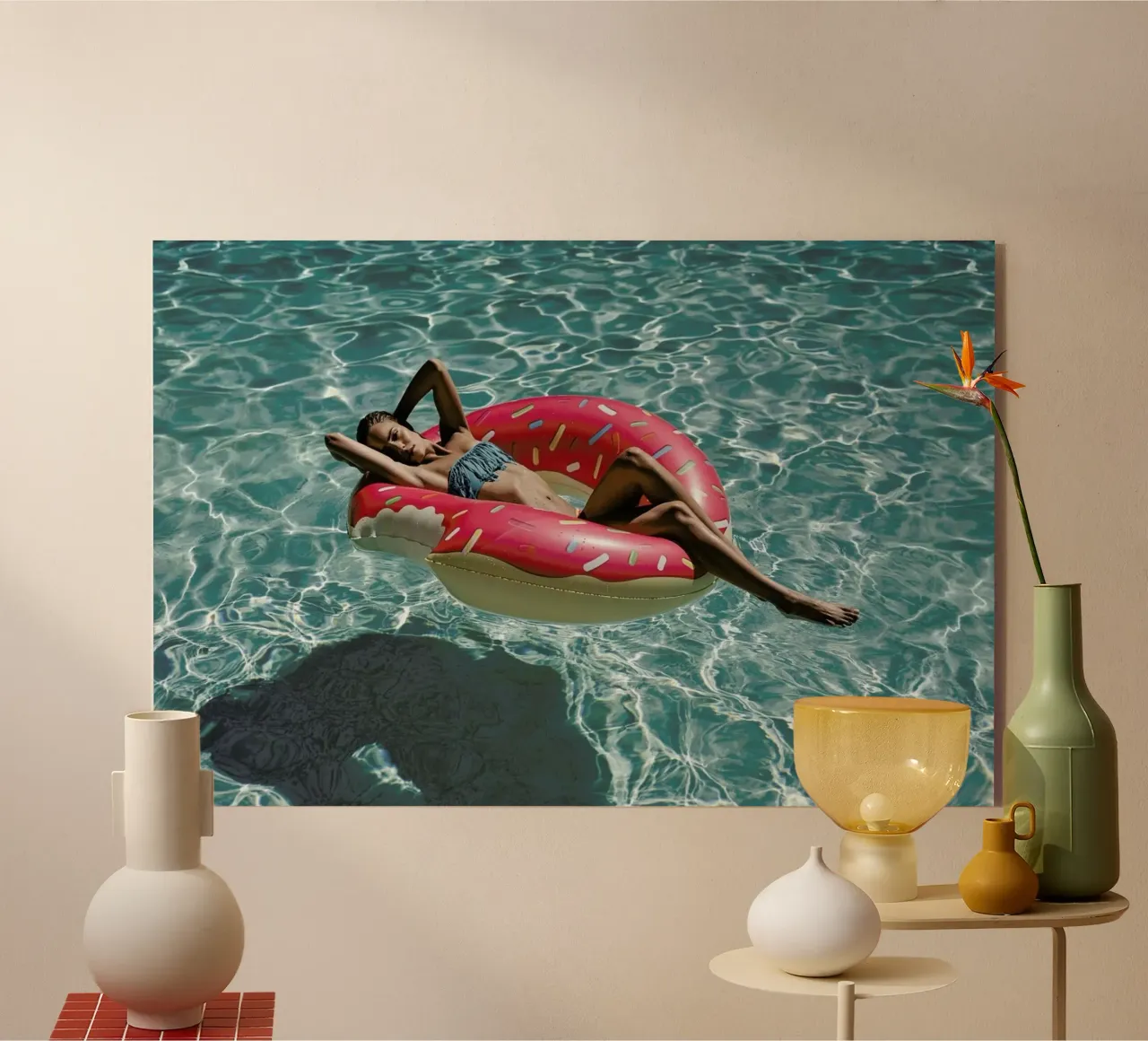 Pool Affairs acryl van Marie Bärsch