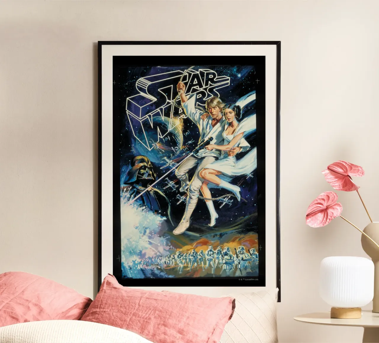 AUFSTIEG DER REBELLEN Poster mit Holzrahmen von Star Wars