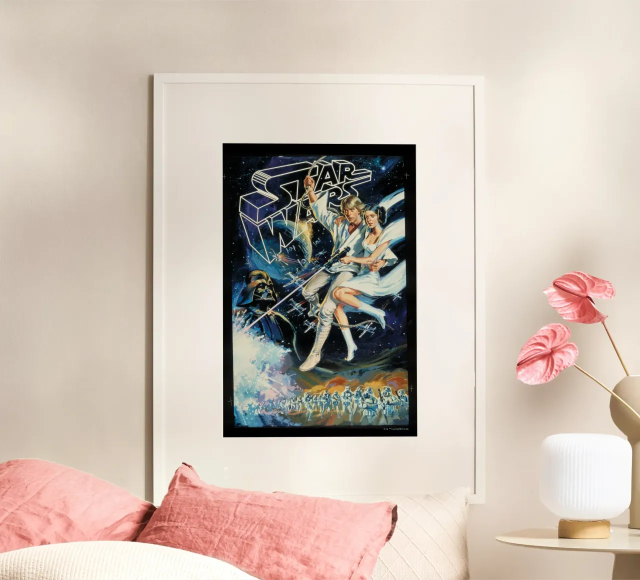 AUFSTIEG DER REBELLEN Poster mit Holzrahmen von Star Wars