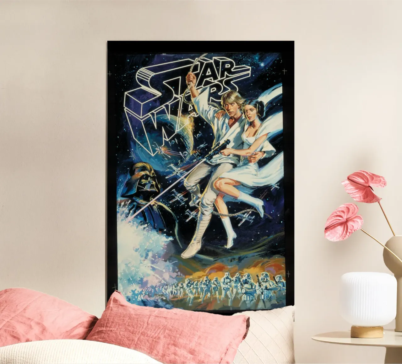 AUFSTIEG DER REBELLEN Poster mit Holzrahmen von Star Wars