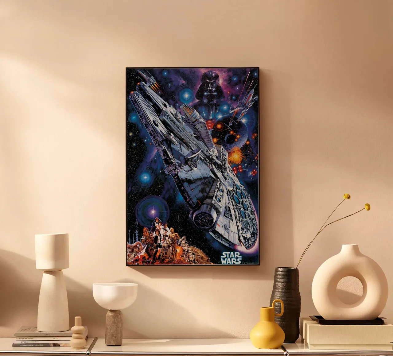 FLUCHT DURCH DIE STERNE Acryl-Glas von Star Wars