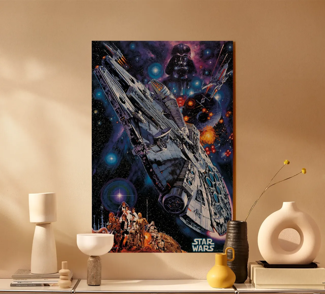 FLUCHT DURCH DIE STERNE Acryl-Glas von Star Wars