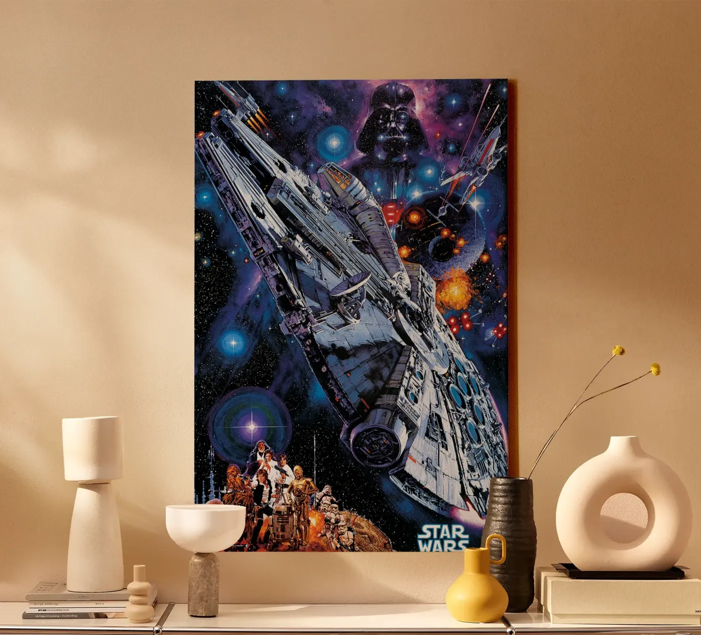 FLUCHT DURCH DIE STERNE canvas van Star Wars