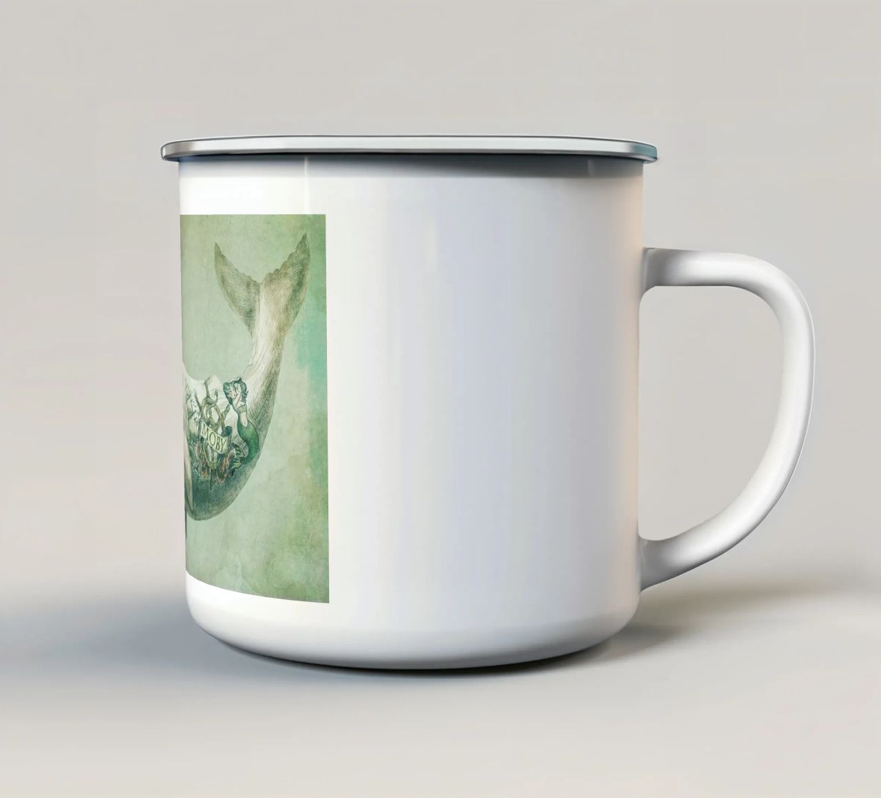 Far and Wide tazza in smalto da Eric Fan