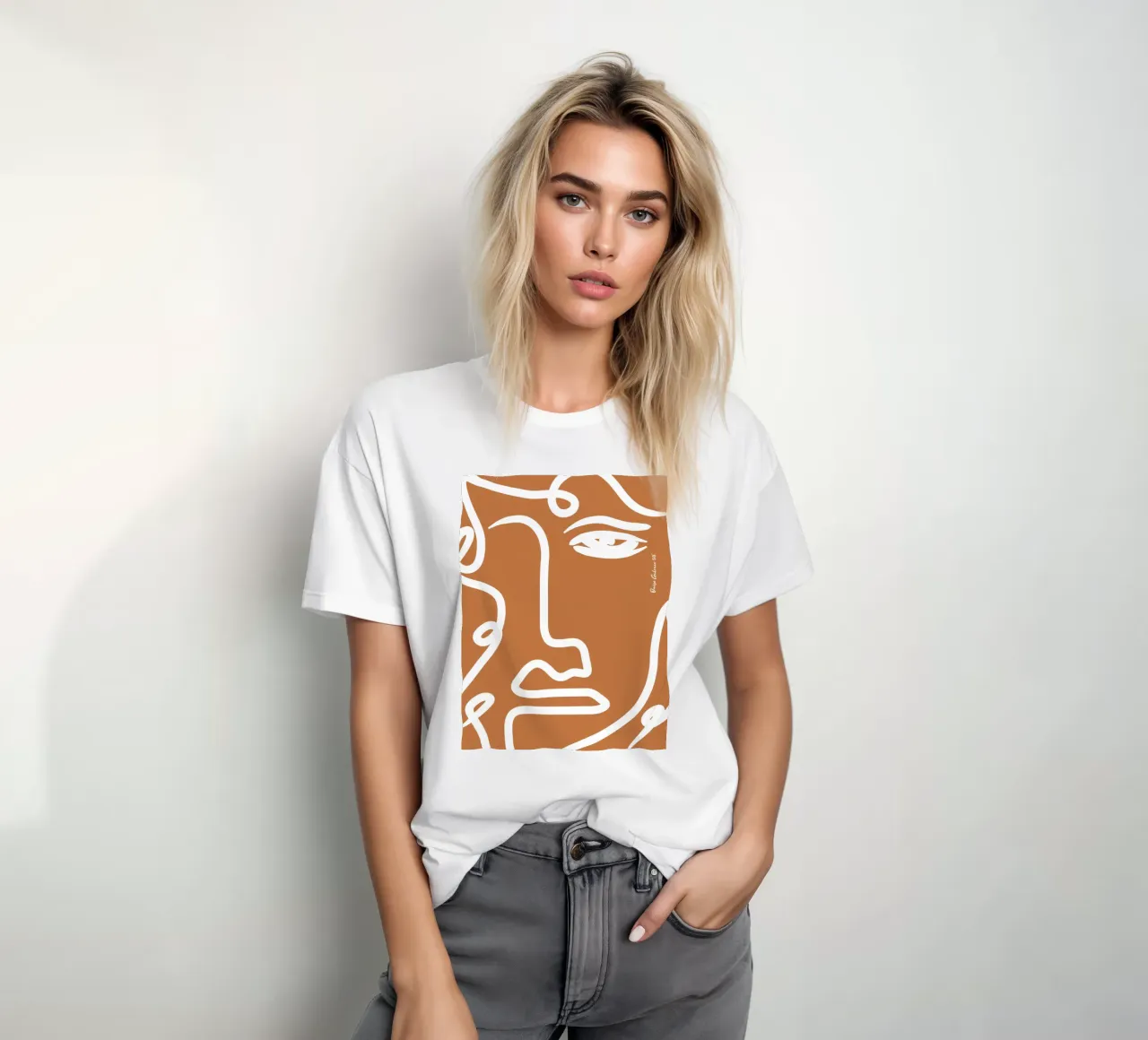 Soft Abstraction t-shirt da Mike Leymi