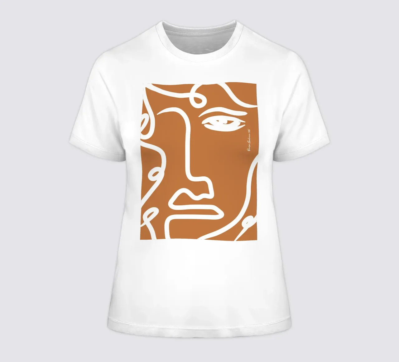 Soft Abstraction t-shirt da donna da Mike Leymi