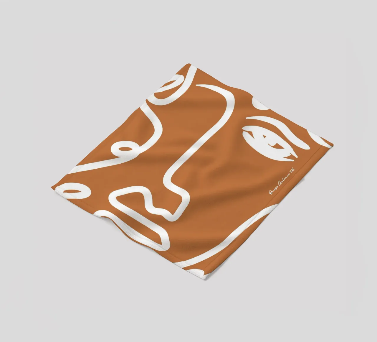 Soft Abstraction coperta in pile da Mike Leymi